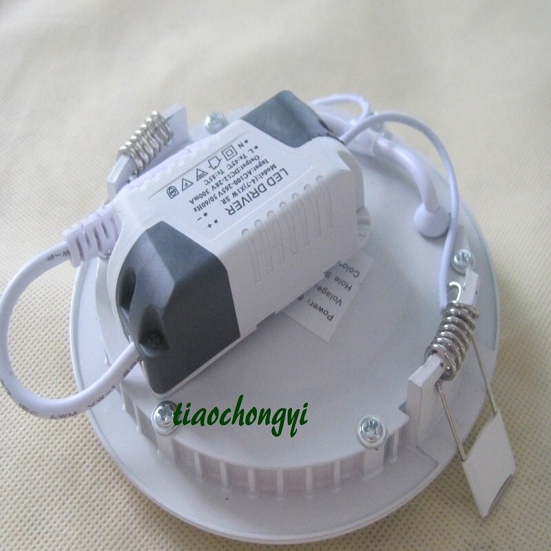 3W/6W/9W/12W/15W/18W Round LED Recessed Ceiling Panel Light Lamp