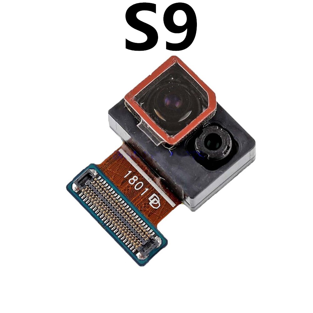 Przedni obiektyw aparatu do Samsung Galaxy S4 S5 S6 G920 S7 S8 S9 krawędzi S10 S20 S21 Plus G955F stoi mały aparat Flex Cable części: S9