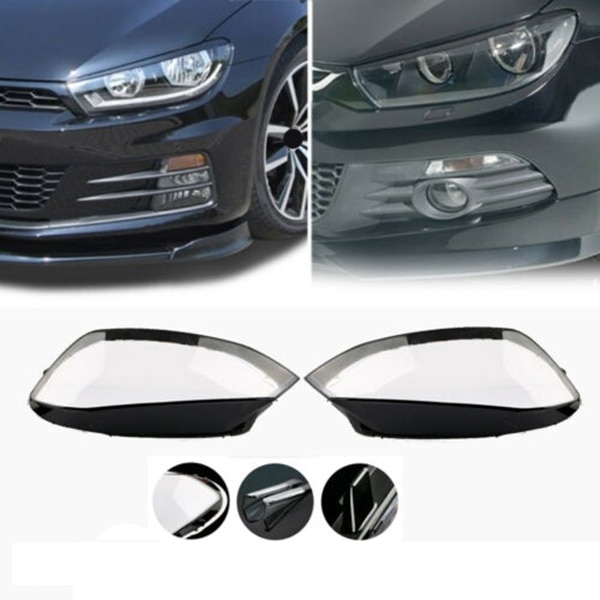 Car Clear Front Headlight Lens Cover Replacement Headlight Head Light Lamp Shell Cover for Volkswagen Golf 7 MK7