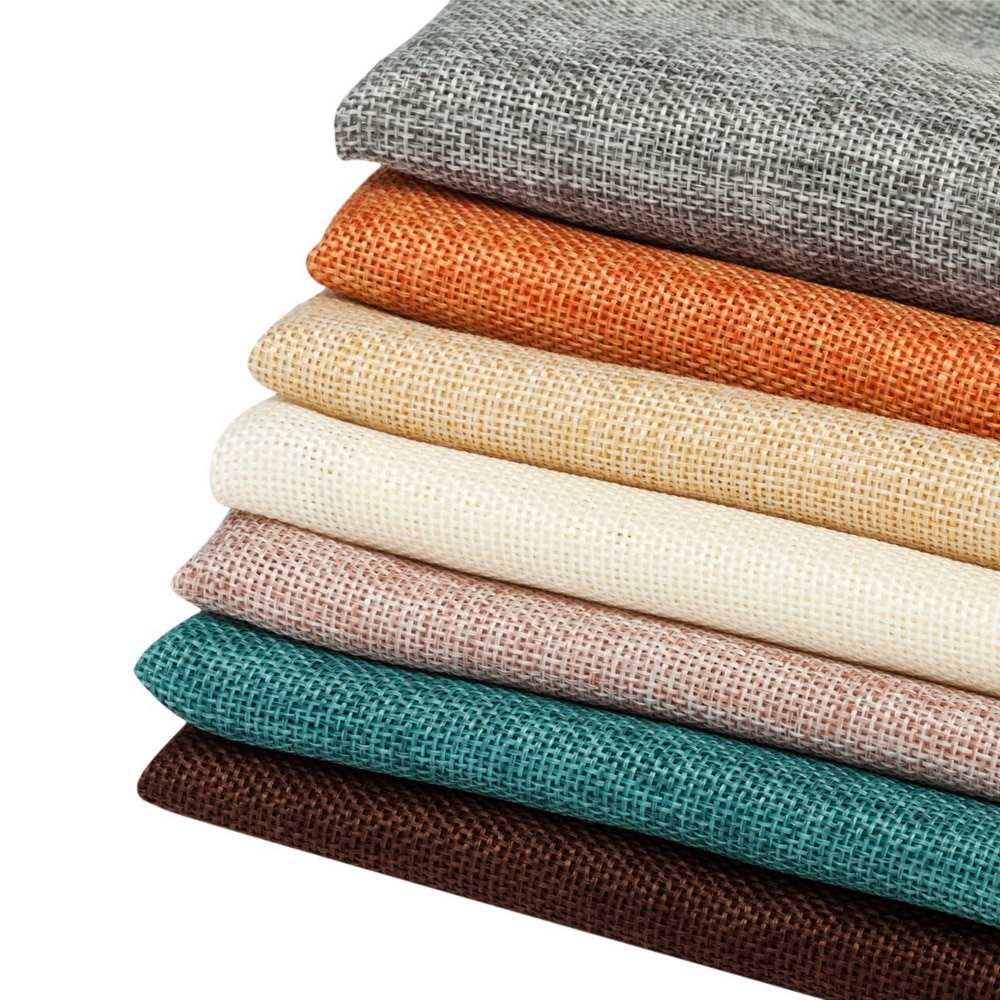 Fotografie rekwisieten linnen textuur katoen gemengd doek geweven stof effen kleur vintage filter toon