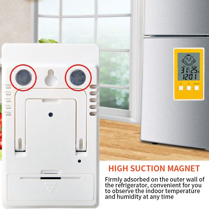 Digital Thermometer Hygrometer Indoor Outdoor Temperature Humidity Meter C/F LCD Display Sensor Probe Weather Station