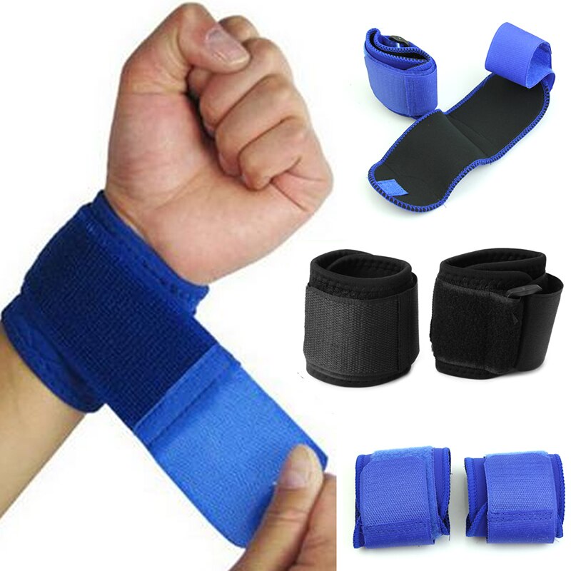 Verstelbare Sport Pols Brace Wrap Bandage Ondersteuning Gym Strap Polsband
