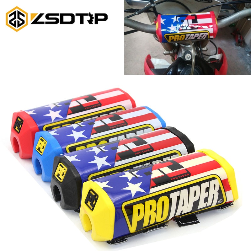 ZSDTRP Star Stripes Handlebar Bar Pad Bar Pad Chest Protector Cross Bar Fit Handle Bar Motorcycle Dirt Bike Pit Bike Motocross