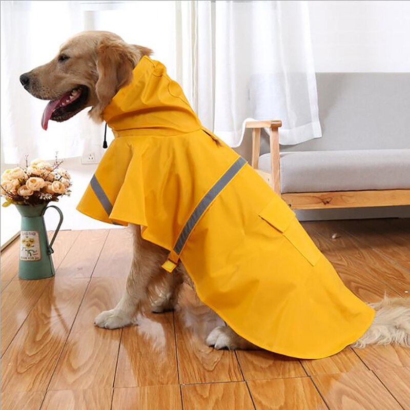 Huisdier Regenjas Hond Kleding Labrador Golden Retriever Grote En Middelgrote Hond Waterdicht En Sneeuw-Proof Hond Regenjas