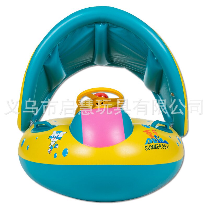 Die Horn Baby Schwimmen Boot Baby Aufblasbare Schwimmen Runden Baby & Kinder Schwimmt