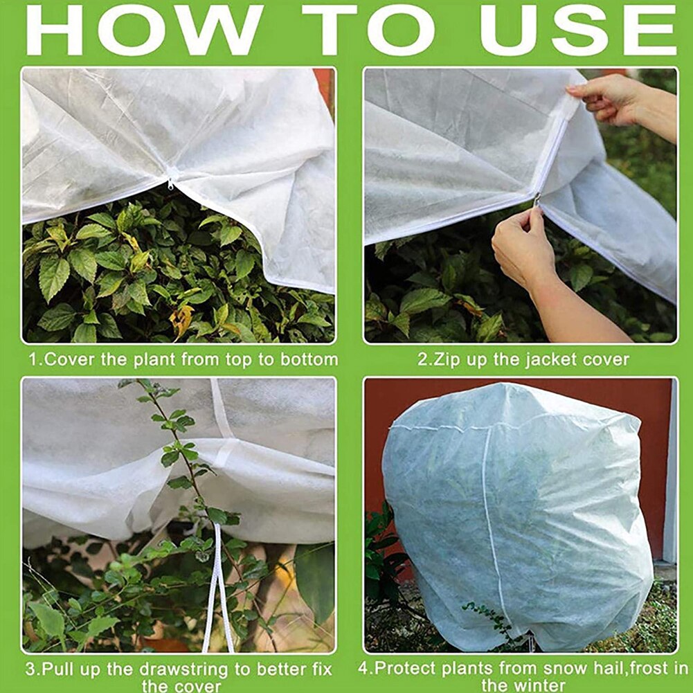 Plant Cover Tree Shrub Plant Protecting Bag Frost Protection Yard Garden Winter Garden Sapling Proteccion Plant Warm Cover