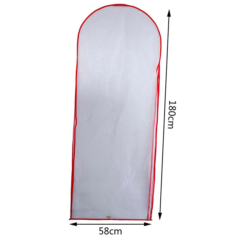Bruidsjurk Zakken Protector Case Stofdicht Cover Trouwjurken Zak Stofkap Cover Voor Floor Hanger: M