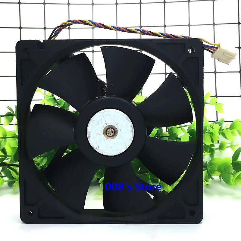 Cpu køler blæser til pc server afb 1212sh -f00 3 pins /-5 c 54 4 pins 120mm 120*120*25mm 12v 0.80a pwm køling 3400 rpm 113 cfm