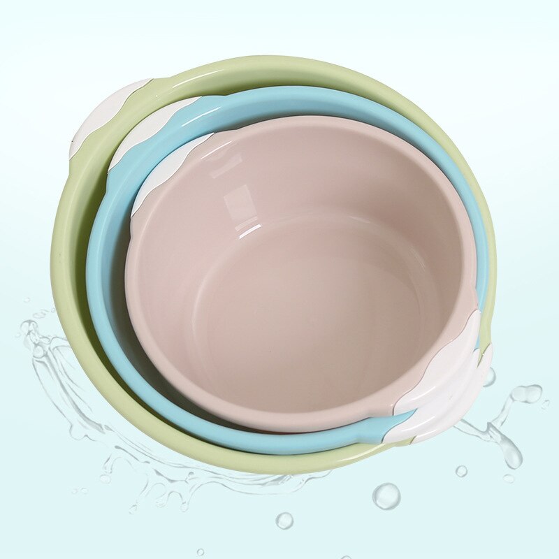 Lavamanos para el hogar, cuenco de plástico grande, grueso, redondo, lavabo, fregadero pequeño, venta 040 y