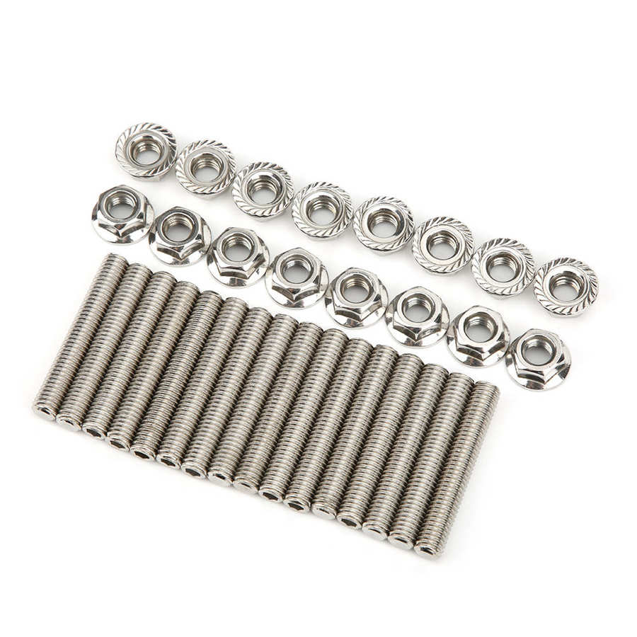 Eksosmanifold stud bolt sett - aluminium - passer til Ford 4.6L & 5.4L V8