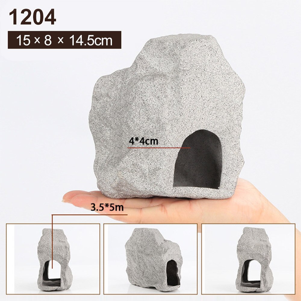 Aquarium keramische grot aquarium decoratie cichliden stenen rots grot aquarium aquarium keramische grot ornament aquarium accessoires: 5