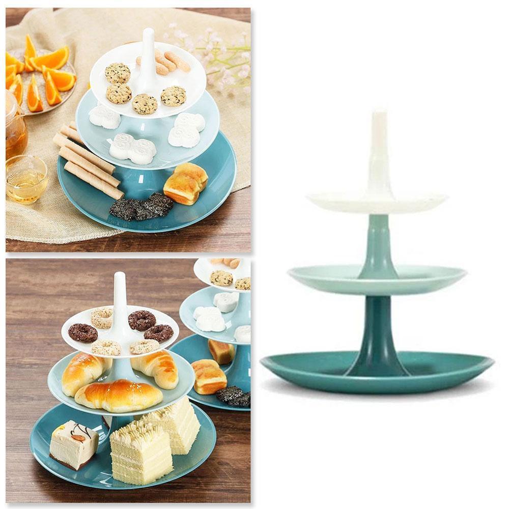 2/3 lags krone kage tallerken holder dessert frugt stativ samling dekoration fest værktøj kage håndtag tallerken kage leverandør med  n4 x 5