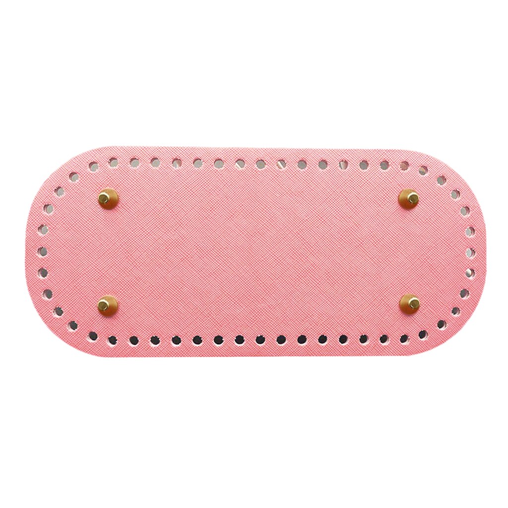 Pre-Geslagen Diy Breien Zakken Bodem Pad Insert Base Gehaakte Tas Maken Levert Tas Reparatie Accessoire: Pink