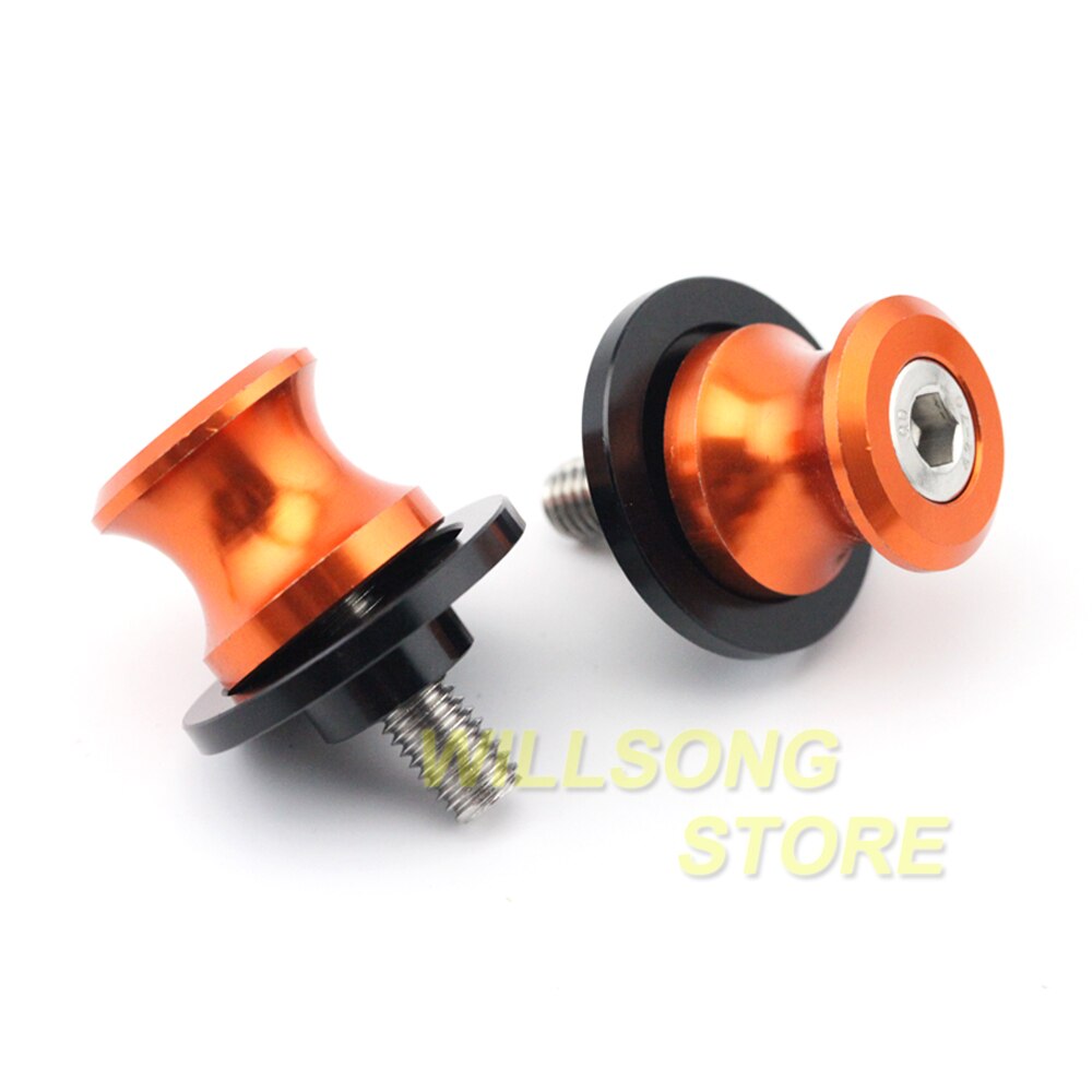 Tornillo basculante para motocicleta KAWASAKI Z 650/800/900/1000/1000SX ZX6R ZX10R NINJA 650, soporte para motocicleta de 8mm: Orange