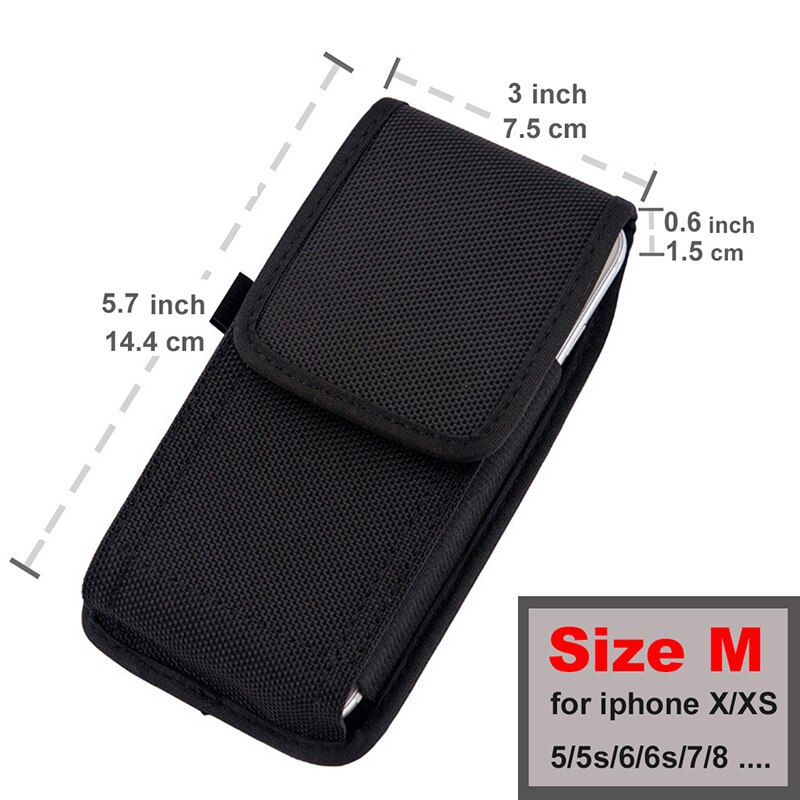 Voor Cubot King Kong Riem Clip Holster Mobiele Telefoon Case Pouch Voor Cubot Manito/Cubot Nova Taille Case: Size M