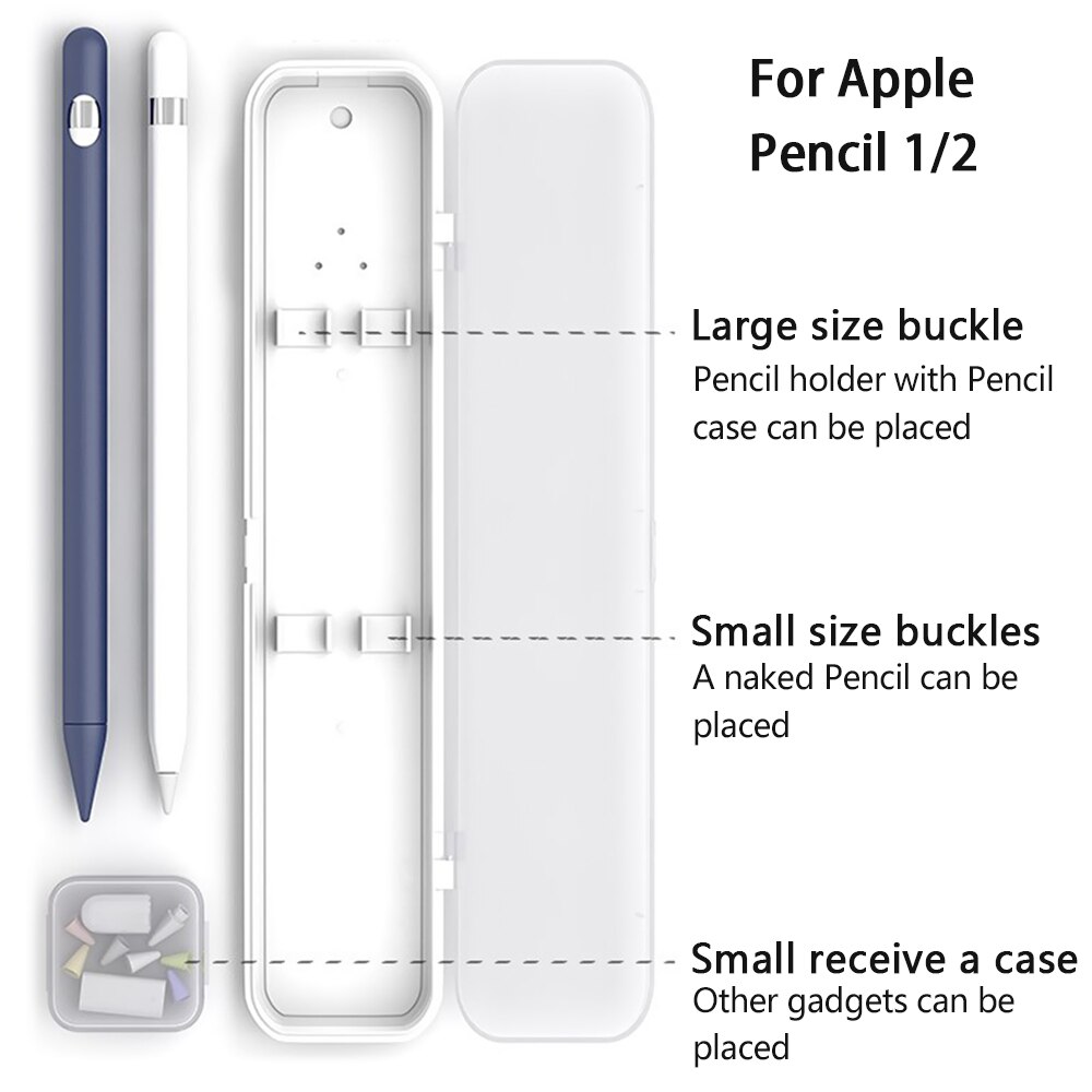 Universal Portable Storage Box Cover Pencil Holder Case For Apple Pencil 2 1 Carrying Pouch Box
