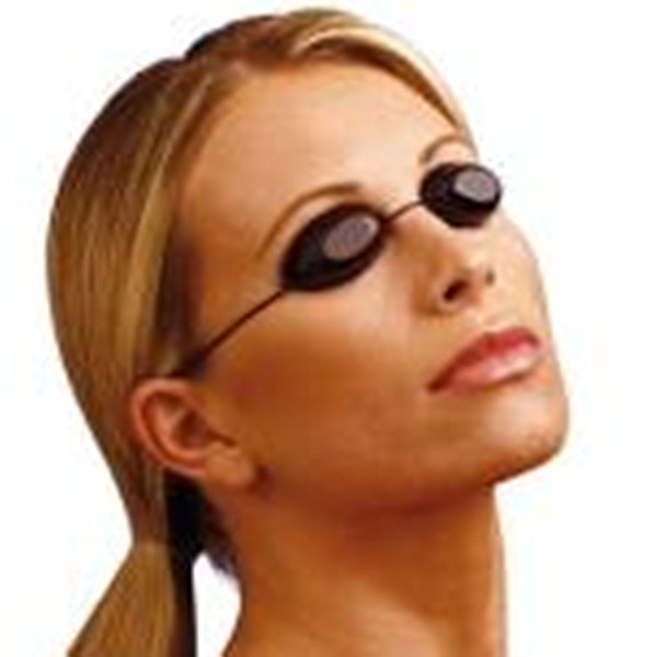 Indendørs og udendørs solbad solbriller strand solbadning briller blød justerbar fleksibel uv øjenbeskyttelse