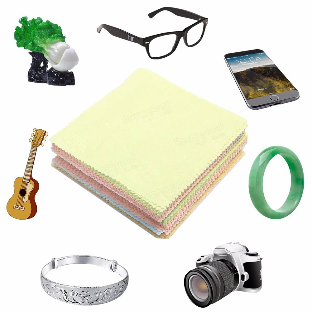 100 pcs/lot Microfiber Eyeglasses Cloth Sunglasses Eyewear Specs Cleaning Cloth Glasses Clean Lens cloth 130mm*130mm