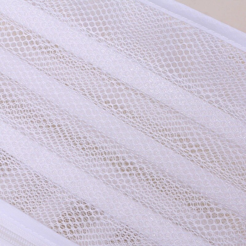 Witte Gewatteerde Wasserij Netto Waszak Voor Beschermen Trainers En Schoenen In De Wasmachine