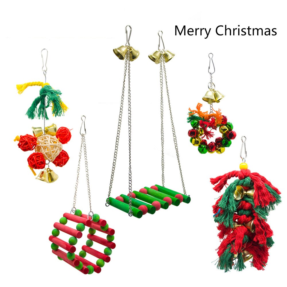 Small and medium parrot toy set, bird toy, pet toy: LN-571--5pcs