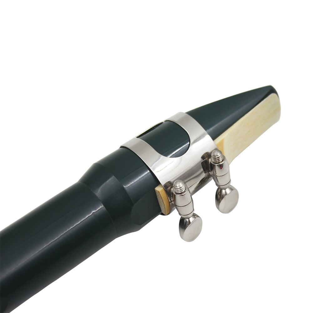 Mini Saxophone Sax Pocket Saxophone Eb Plastic with Ligature Reed Music Score Gig Bag Woodwind Instrument