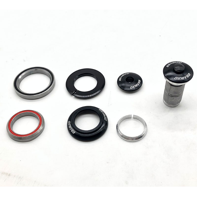 BUCKLOS 11-Piece 1-1/8" Carbon Fiber Headset Spacer Set For MTB & Road Bikes