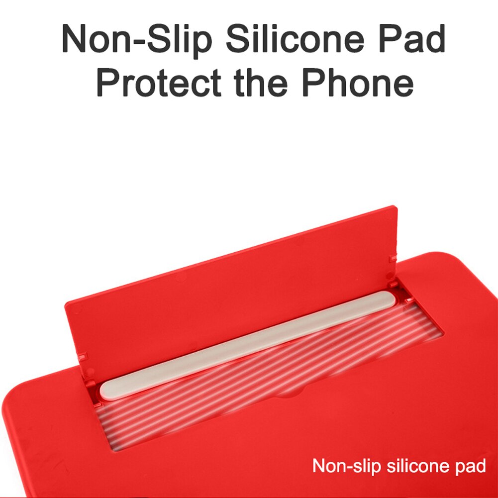 12 Inch 3D Phone Screen Magnifier Enlarged Eye Protection Movie Folding Adjustable Angle HD Non Slip Multifunction with Bracket