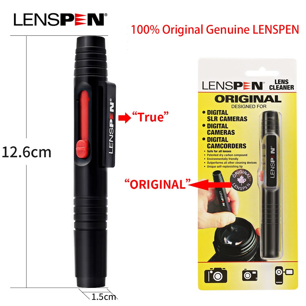 Original LENSPEN LP-1 Camera Cleaning Kit Suit Dust Cleaner Brush Wipes Clean Cloth kit for Gopro Canon Nikon Camcorder VCR