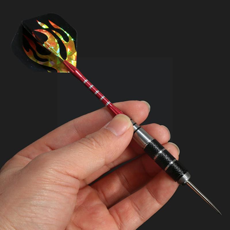 Freccette professionali dell&#39;ago dell&#39;acciaio del tungsteno di 3 pz/set 22g freccette con i voli E0w6 degli alberi del dardo di punta di sport