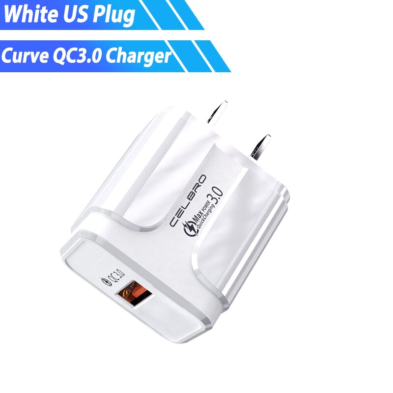Quick Charge 3.0 Charger 9V 2a Snel Opladen Voor Oukitel WP2 Y4800 Wp5000 K12 Blackview BV9900 BV8000 Ulefone Power 6 Doogee: US Charger only WH