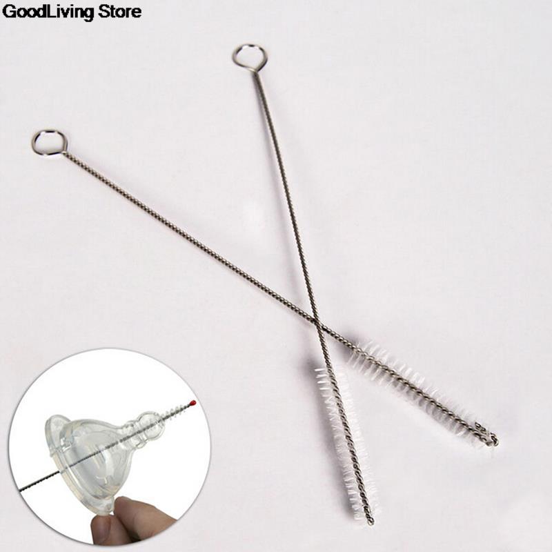 ZLinKJ 1 Pc Stainless Steel Reusable Drinking Straws Cleaning Brush