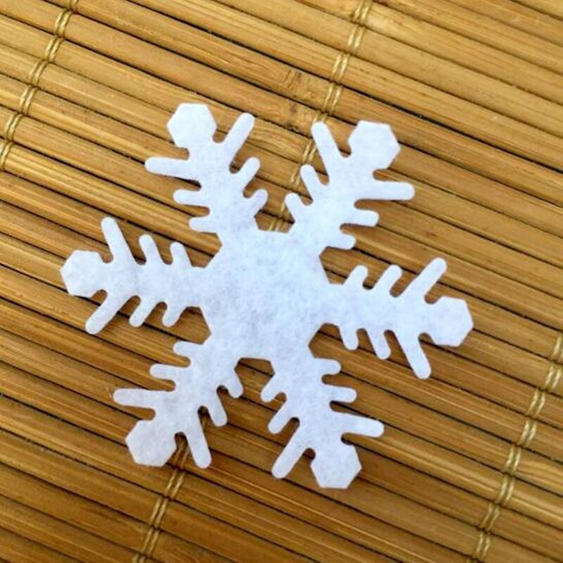 Kunstmatige Sneeuw Bloemen confetti Scatter voor DIY Party Winter Jaar Kerst Kids Slaapkamer Muurstickers Baby Decoratie wh
