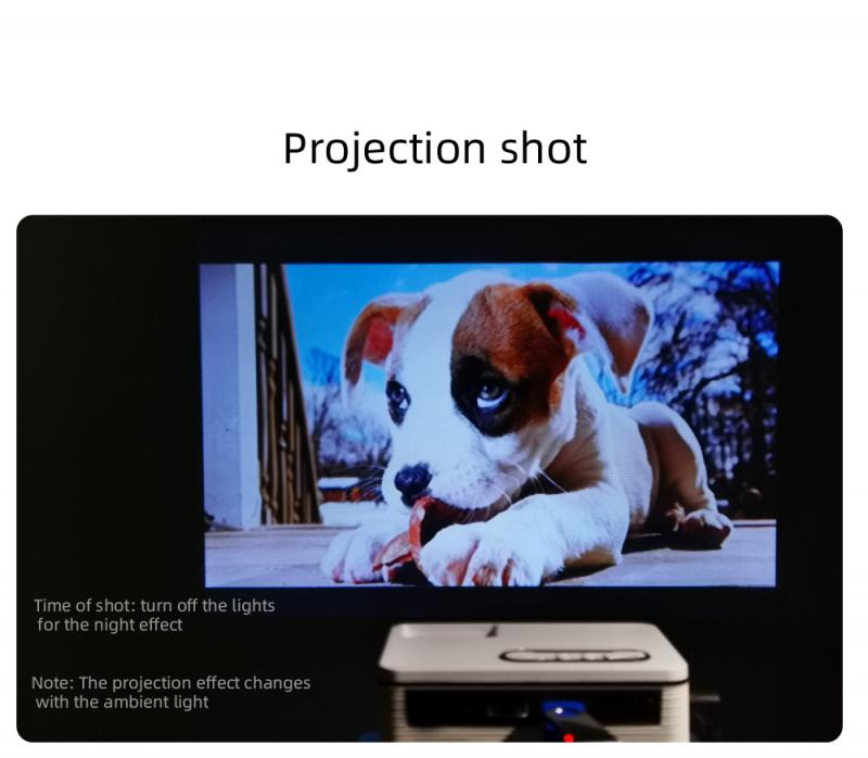 S361 mini fuld hd 1080p bærbar led projektor 4k wifi video hjemmebiograf projektorer til mobil smartphone 1000 lumen