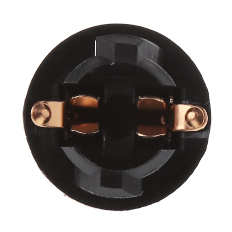 Casquillo de luz de coche T10, 10 Uds., Panel de instrumentos de cuña de bloqueo giratorio, Base de luz de bombilla