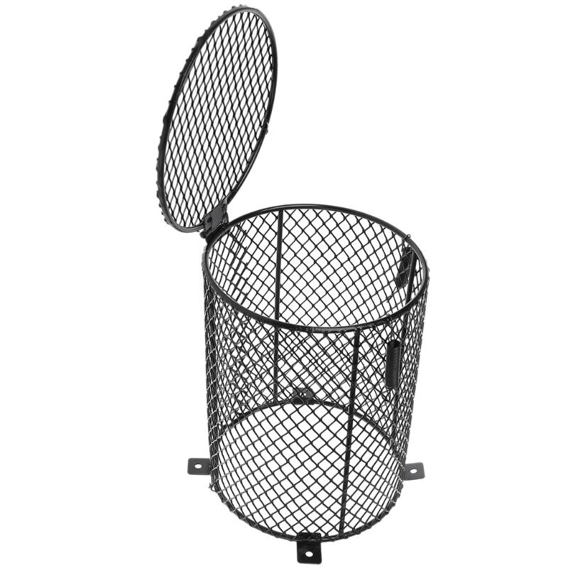 Calentador de reptiles para lámpara de Metal, cubierta protectora de malla metálica para jaula