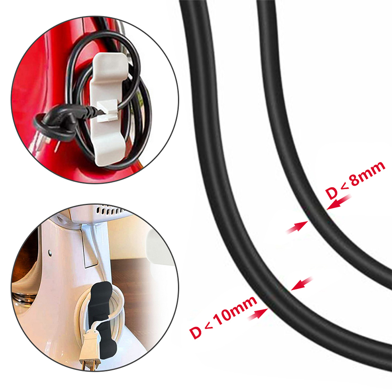 3/6Stck Kabel Verpackung Haken Clip Kabel Draht Organizer Küchengerät Draht Wicklung Schutz Haushaltsgeräte Kabel Wickler