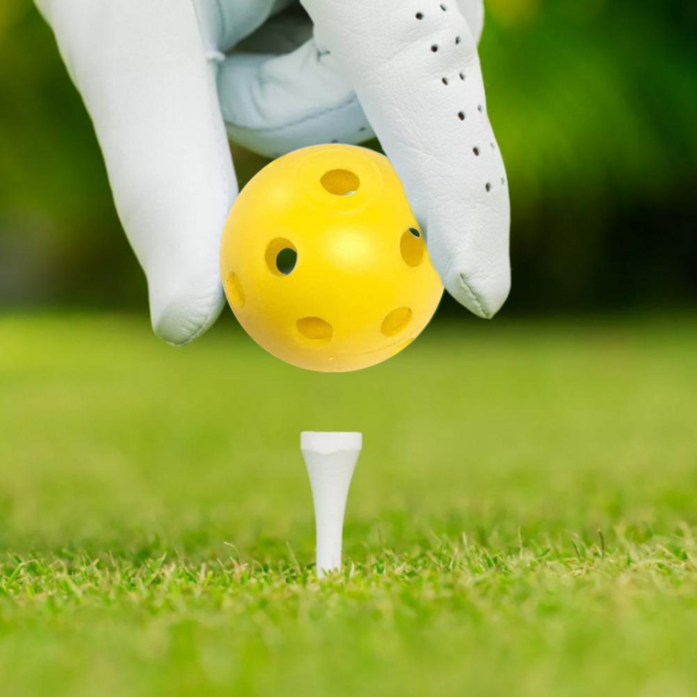 Balles de Practice de Golf, 10 pièces, en plastique, résistantes à l&#39;usure, pour entraînement en arrière-cour, 2 couleurs