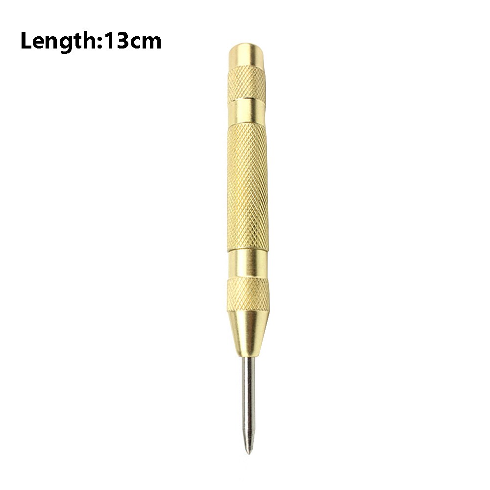 Upgrade Automatic Center Pin Spring Loaded Mark Center Punch Tool Wood Indentation Mark Woodworking Tool Bit 2pcs Punch Needle: D
