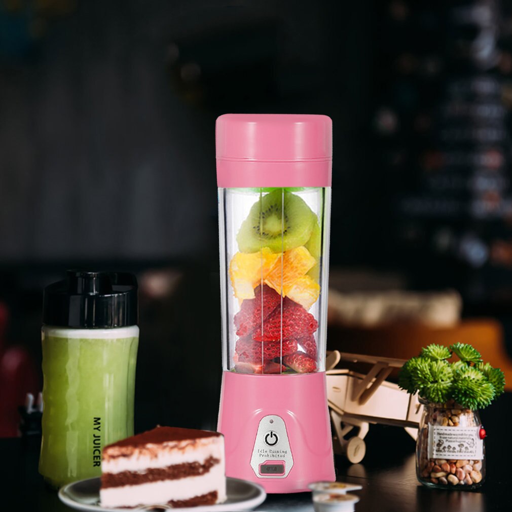 Portable Juicer Cup Eco-Friendly Juice Extractor USB Rechargeable Smart Healthy 380ml Juice Cup with 2000mAh Power