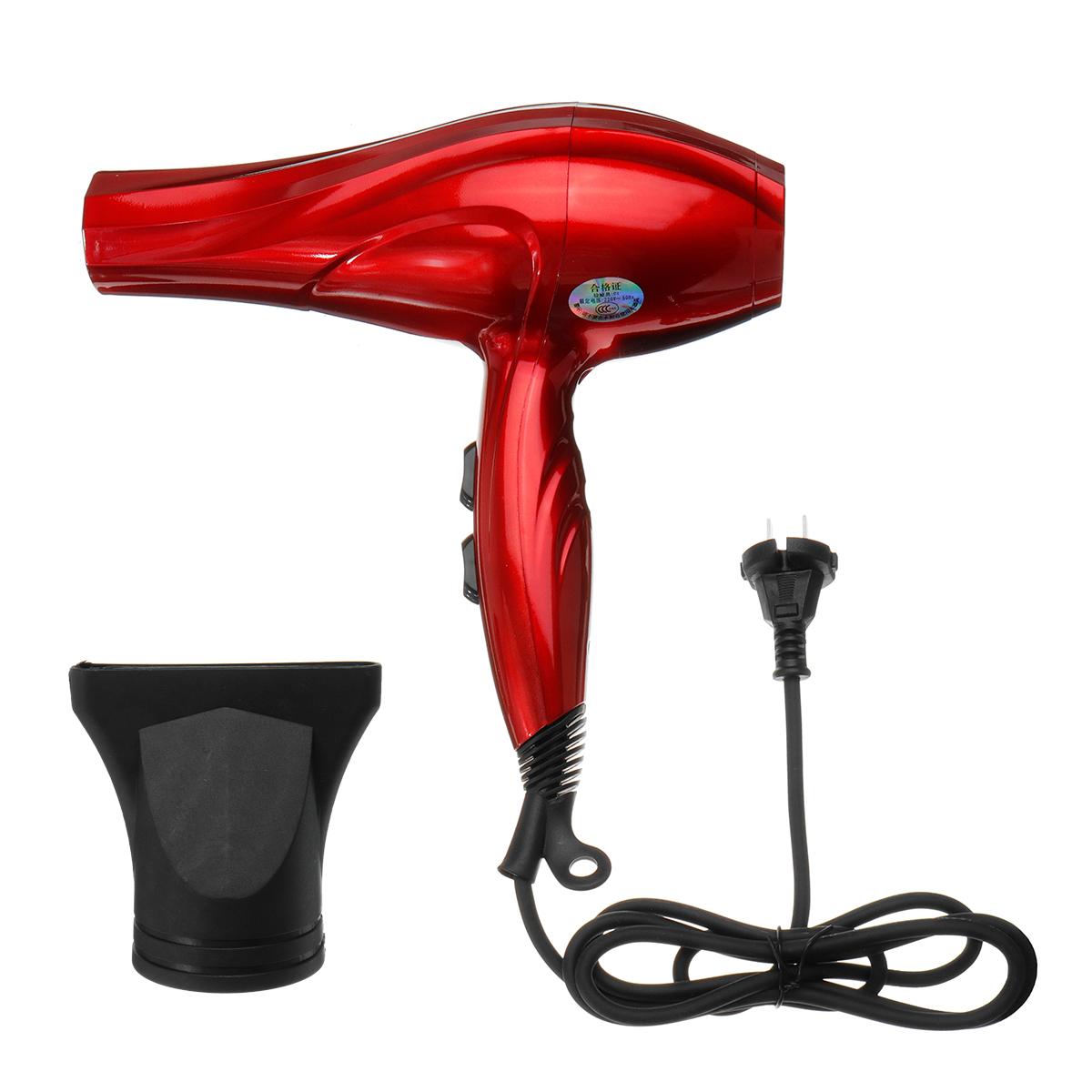 220V 3000W Electric Hair Blow Dryer Blower Diffuser Salon Styling+Nozzles High Power Hair Blow Dryer for Home Hotel