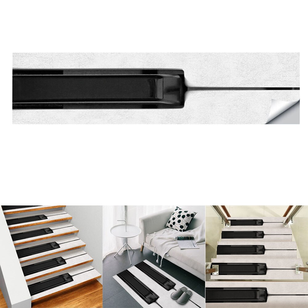 Escalier autocollant PVC étanche cuisine papier peint chambre auto-adhésif amovible ménage ornement autocollant: A17