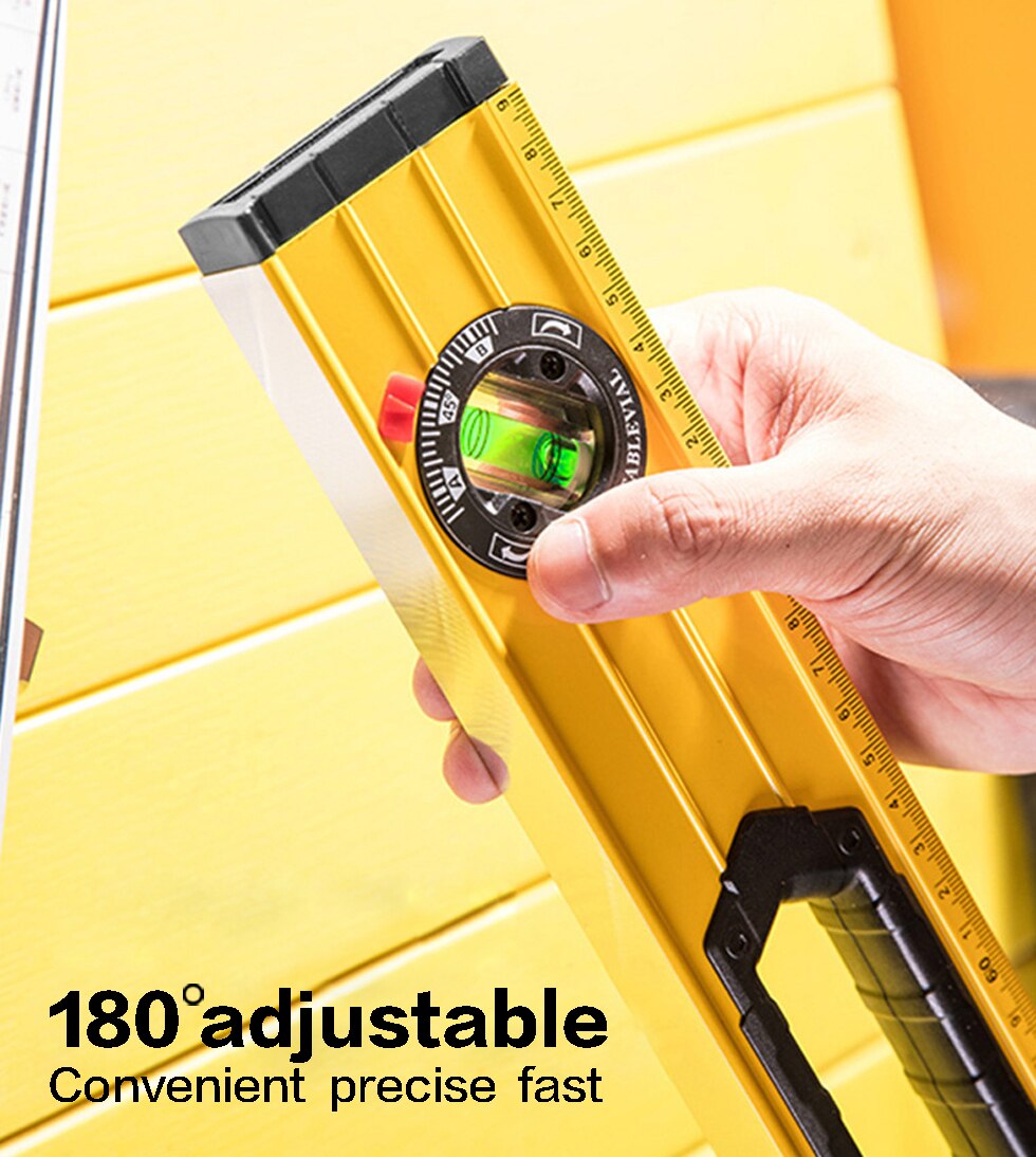 INGBONT Spirit Level Ruler Digital Protractor Angle Finder With/Without Magnets Inclinometer 226-600MM Slope Test Tool