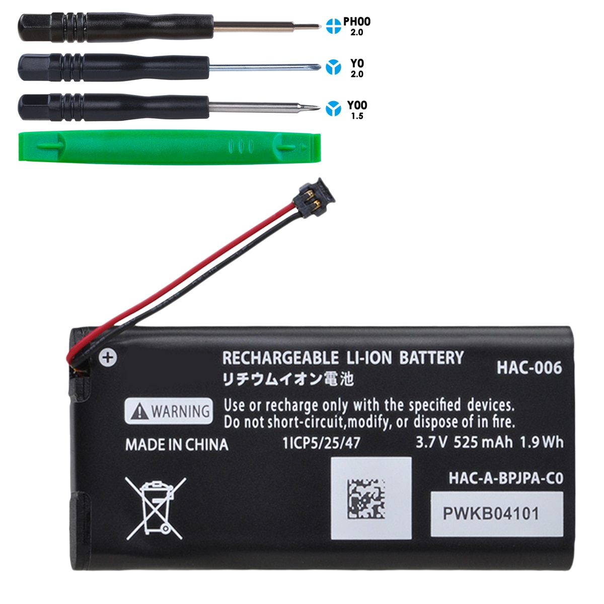 HAC-006 Hac 006 Li-Ion Batterij Voor Nintendo Switch Controller HAC-015 HAC-016 HAC-A-JCR-C0 HAC-A-JCL-C0