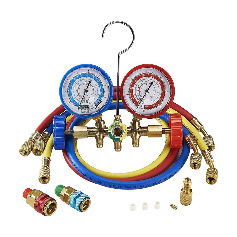 Auto Airconditioning Koelmiddel Manometer Set Freo... – Grandado