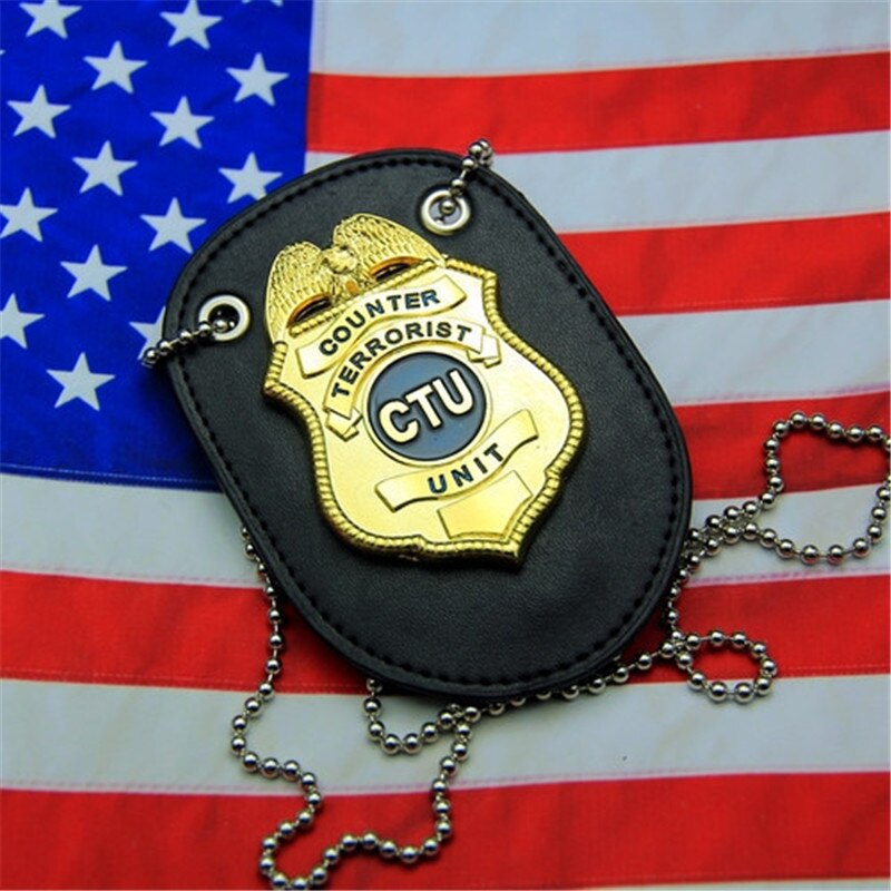 TV Series 24 Hours CTU Special Agent Prop Badge & ... – Grandado