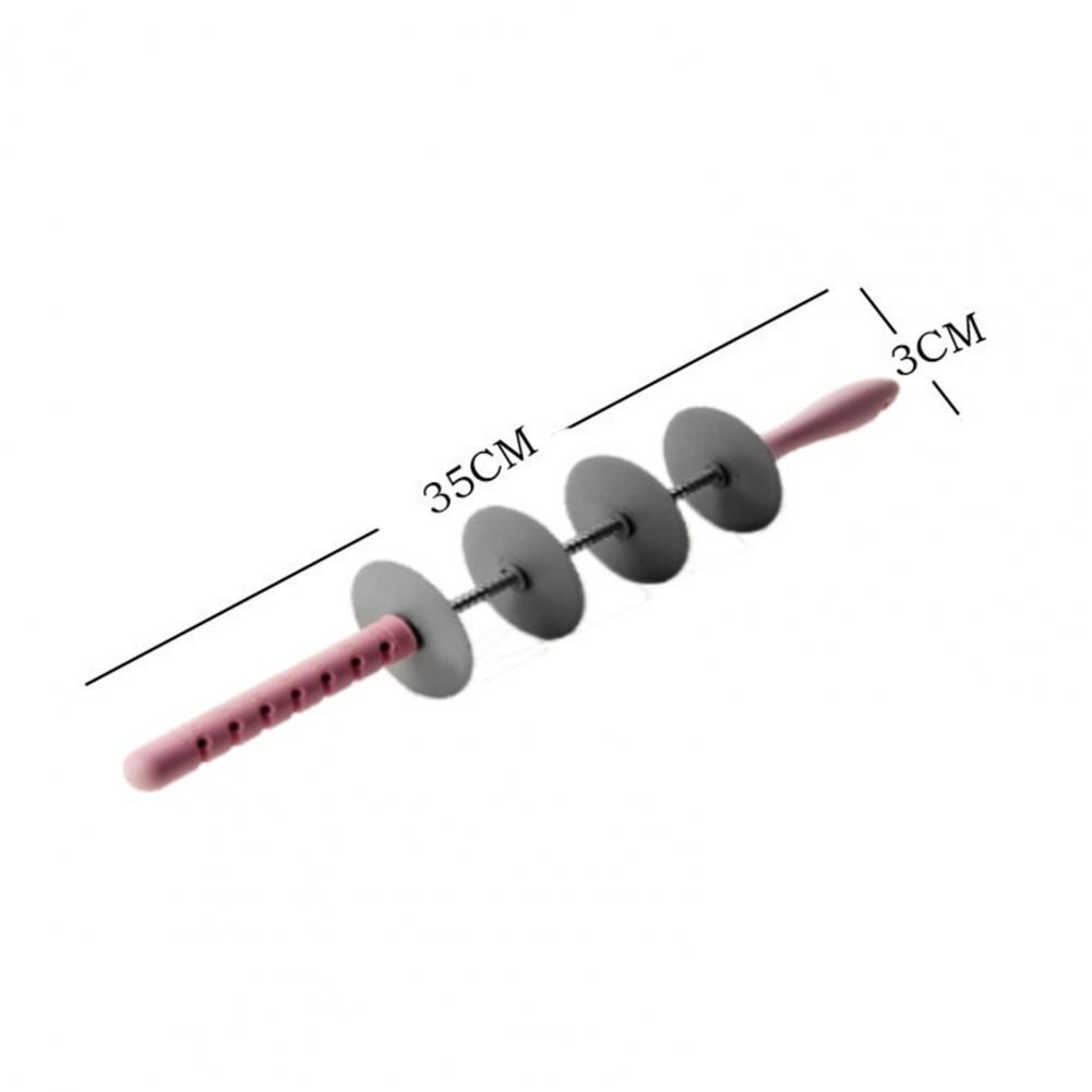 Rolling Pin Adjustable Non-stick Bread Sliced Rolling Pin Wear-resistant PP Handle Croissant Dough Sliced Roller for Kitchen