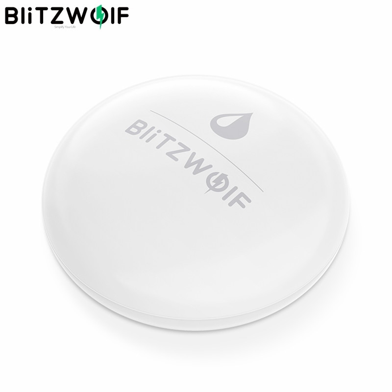 Blitzwolf Smart Home Zigbee Waterlek Sensor Smart Flood Detector Alarm Detecteren Real-Time App Alert Kennisgeving IP64 Waterdicht