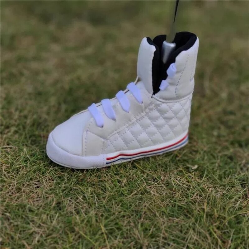 Couvre-tête de putter de golf en PU, style chaussure, pour club de golf, 4 couleurs, unisexe,