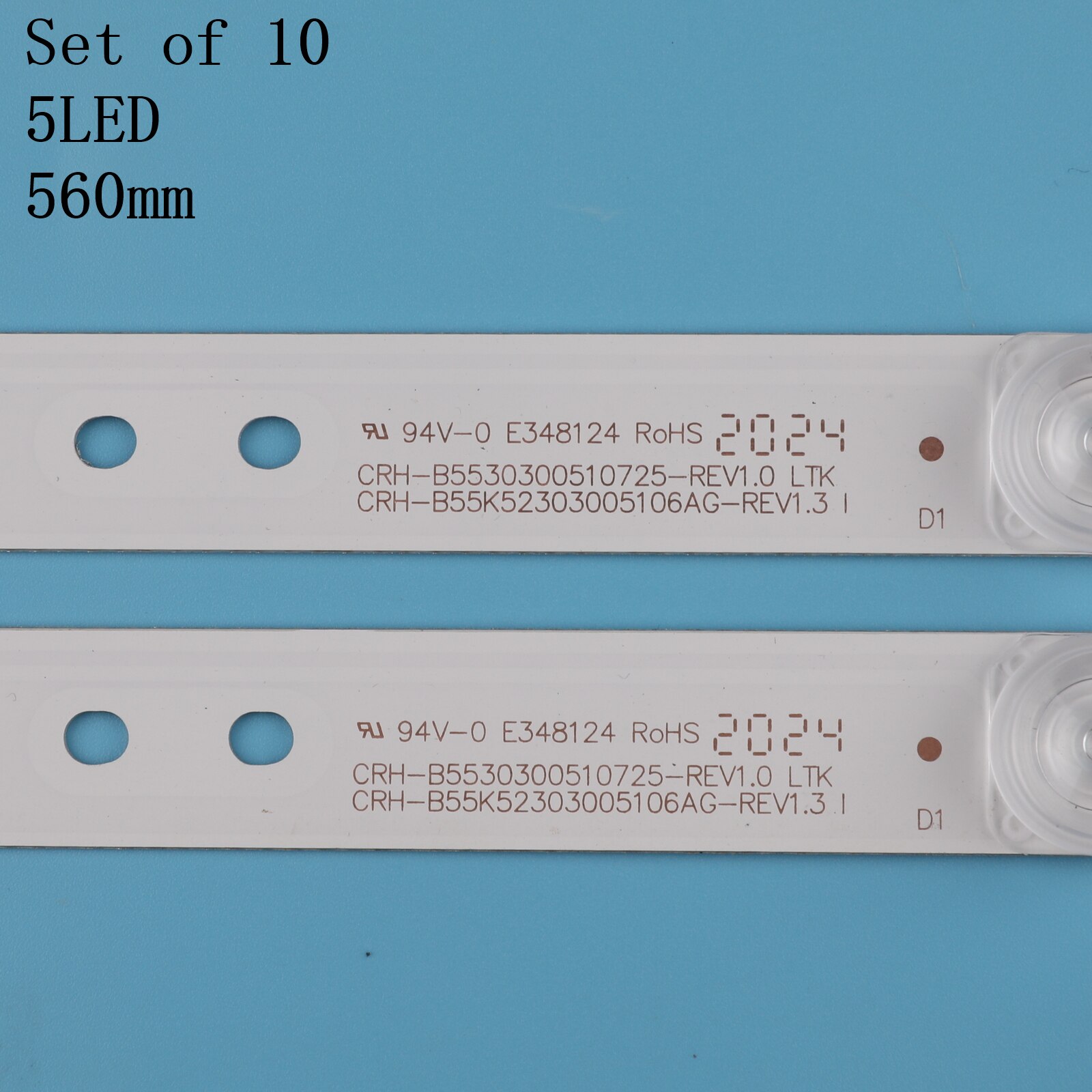 Full set 55inch MS-L1543 V2, A3 188-192LM, CX550DLEDM, 188-192LM 6.6-6.8V, SUNNY, Led Backligth Strip, Led Bar, Panel Ledleri