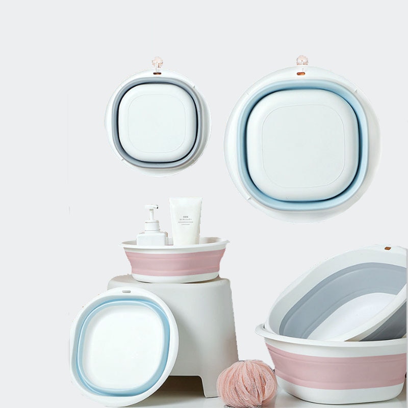 Lavabos portables baignoire pliante en plastique bassins pliants salle de bain accessoires de cuisine voyage lavabo pliant